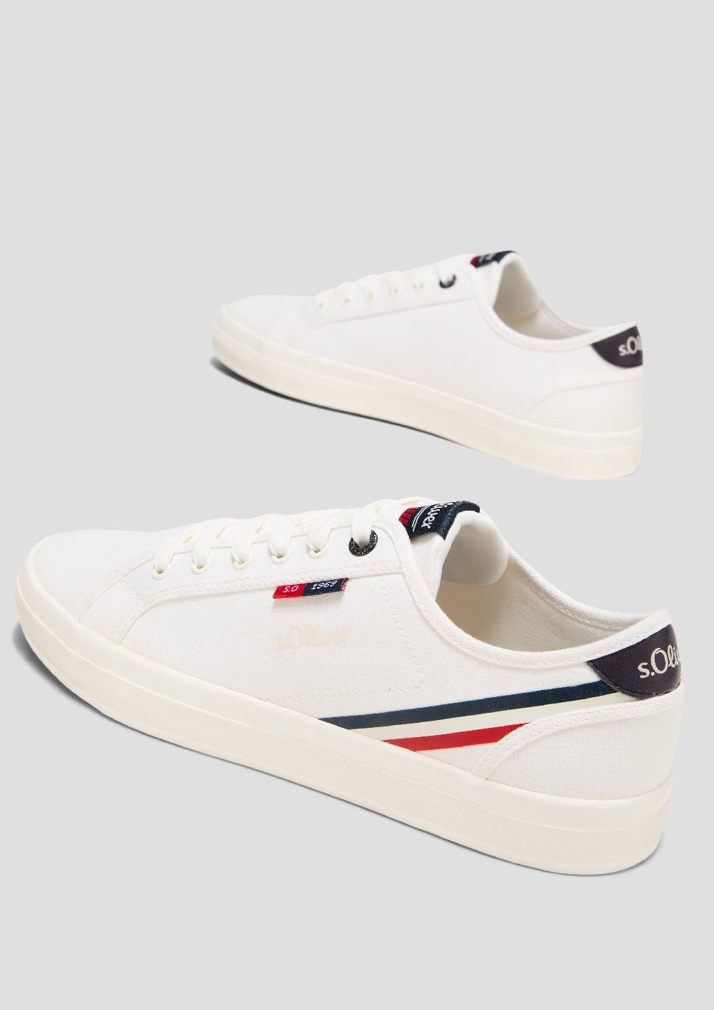 S.Oliver Sneaker mit Kontrast-Details und Logo Exklusive Angebote