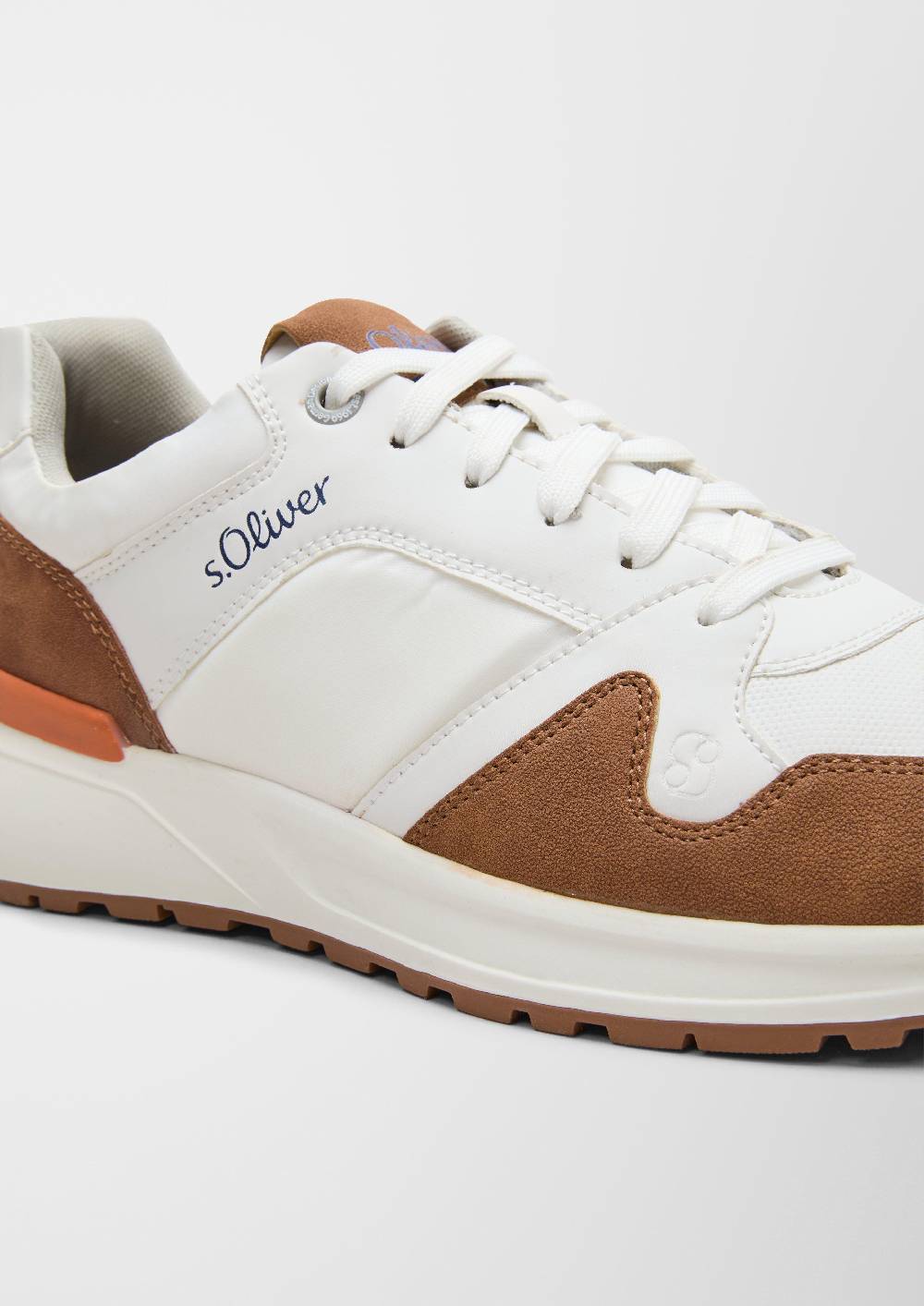 S.Oliver Sneaker mit Kontrast-Details Kostenlose Rückgabe