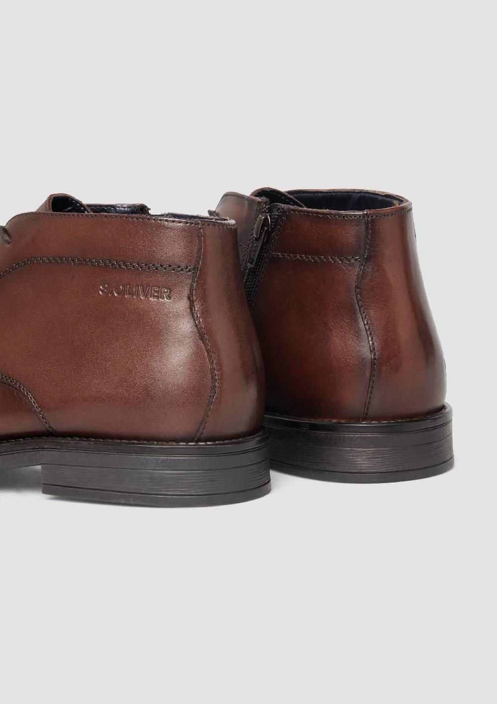 S.Oliver Stiefel aus Leder Bis zu 50% Rabatt