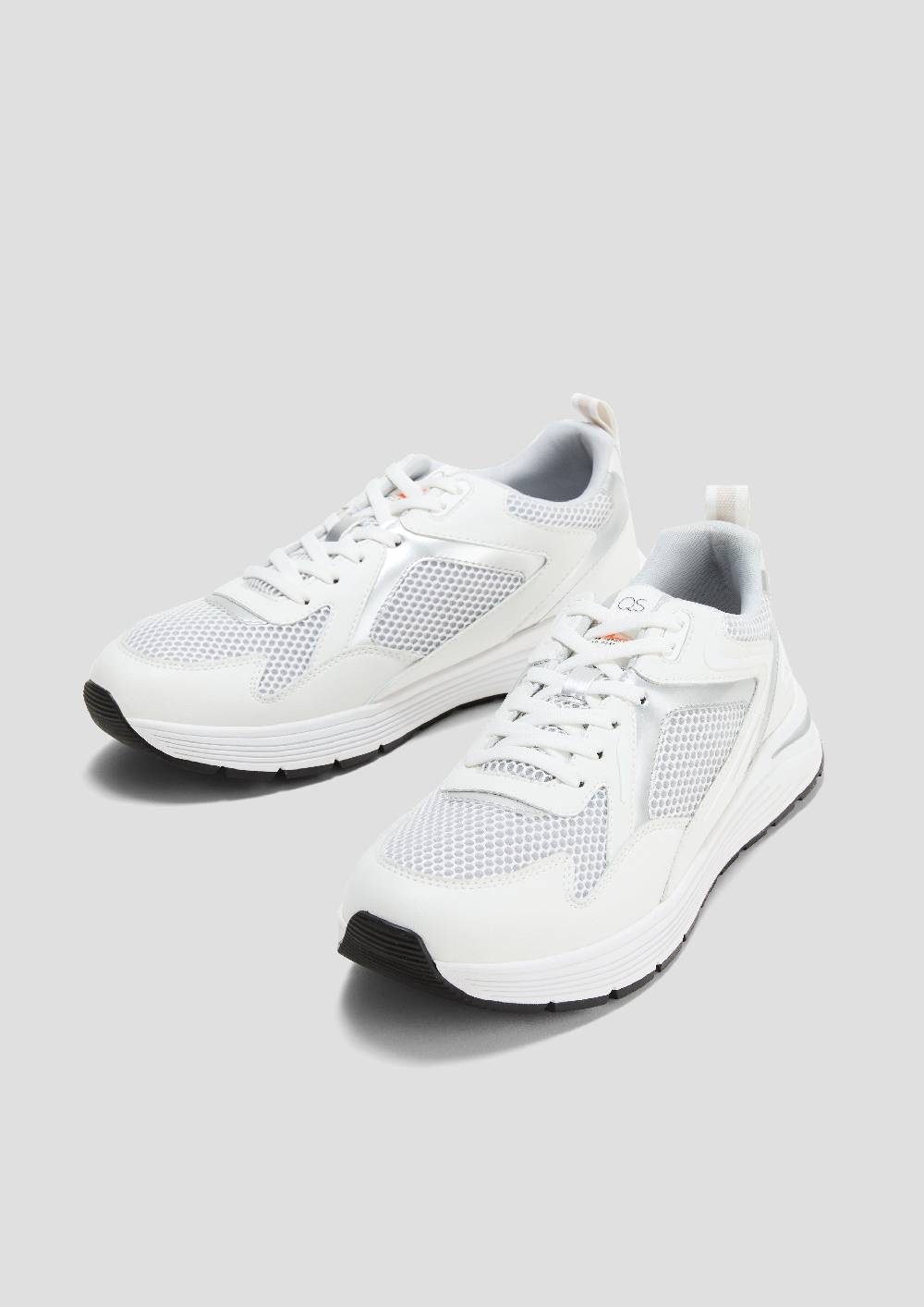 S.Oliver Sportlicher Sneaker mit Mesh 50% Rabatt mit kostenlosem Versand