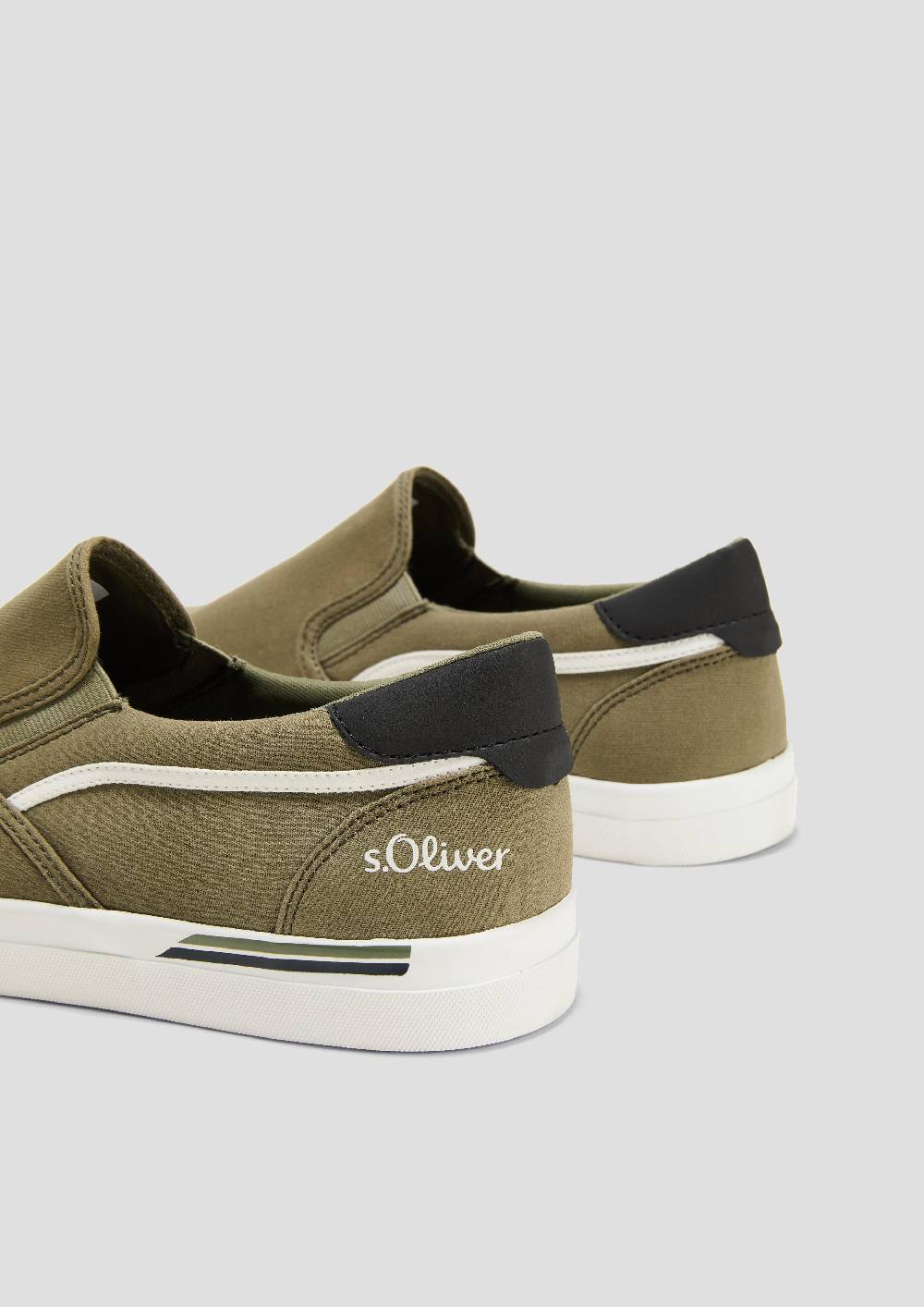 S.Oliver Textil-Slipper mit Gummisohle und Logo-Detail Begrenzt auf 3 Tage