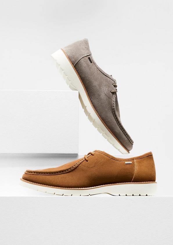 S.Oliver Slipper aus Leder mit Ziernähten zollfrei