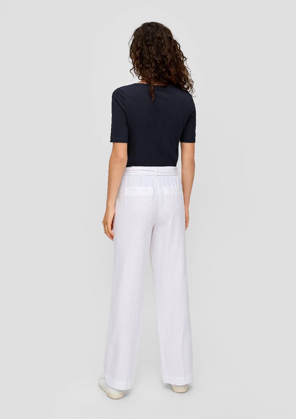 S.Oliver Elastisches Jersey-Shirt mit U-Ausschnitt Schlussverkauf