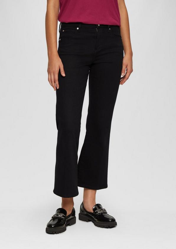 S.Oliver Cropped Jeans / Regular Fit / Mid Rise / Flared Leg Flash Sale