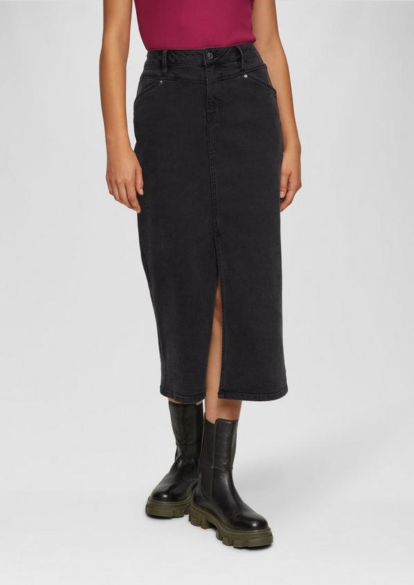 S.Oliver Jeansrock mit Sattelbund Begrenztes Angebot