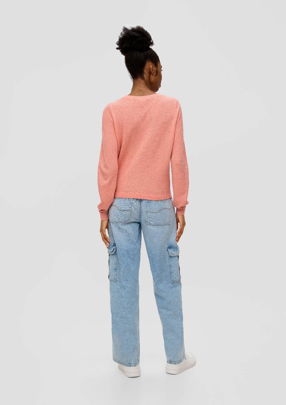 S.Oliver Strickpullover mit Dobby-Struktur Osterangebot