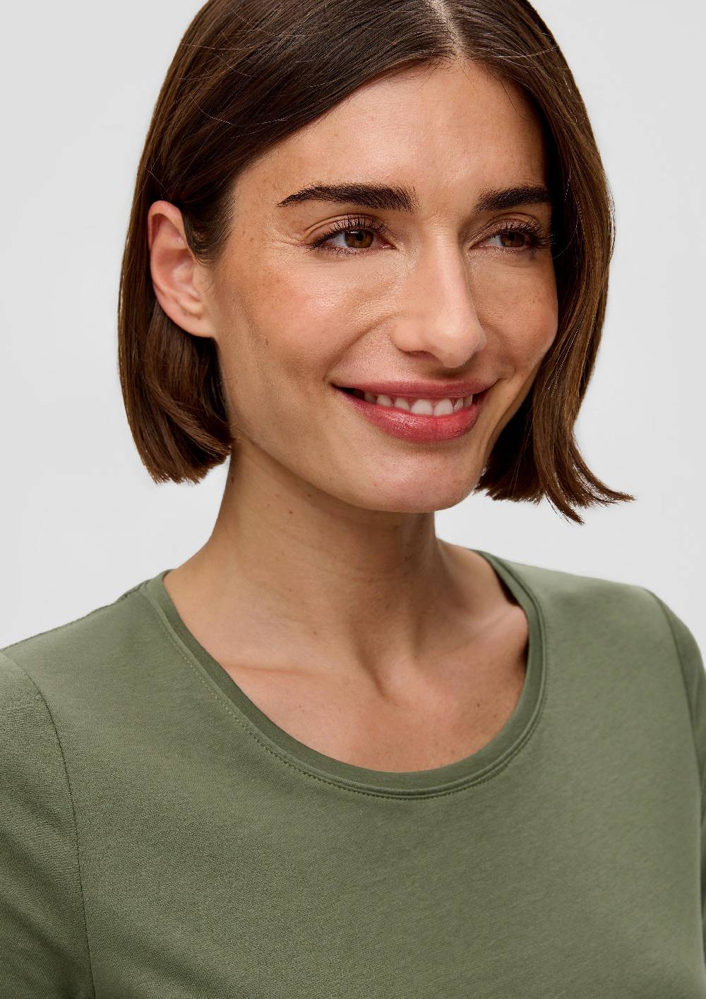 S.Oliver Jerseyshirt mit Rundhalsausschnitt Valentinstagsangebot