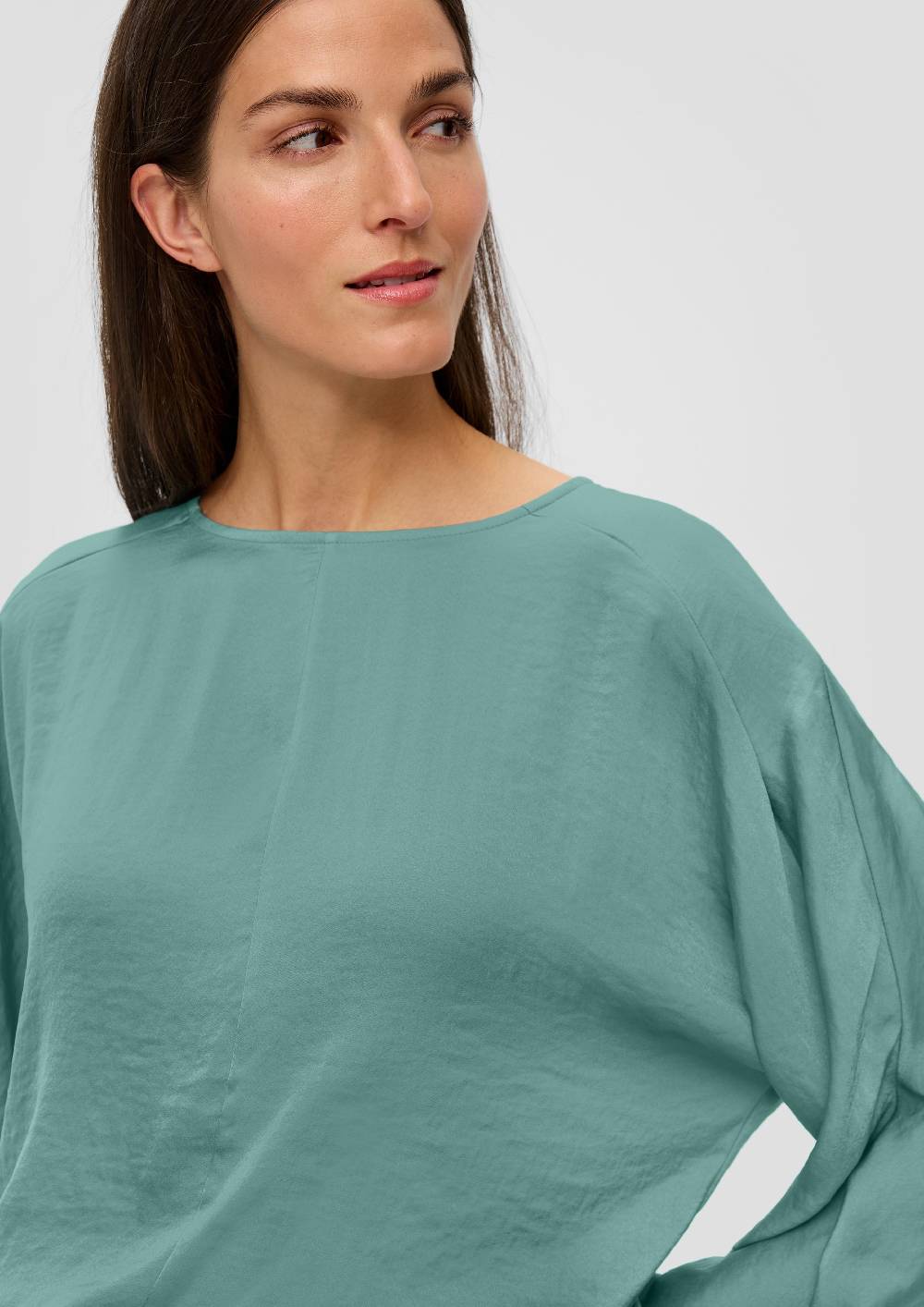 S.Oliver Satinbluse im Loose Fit Große Rabatte