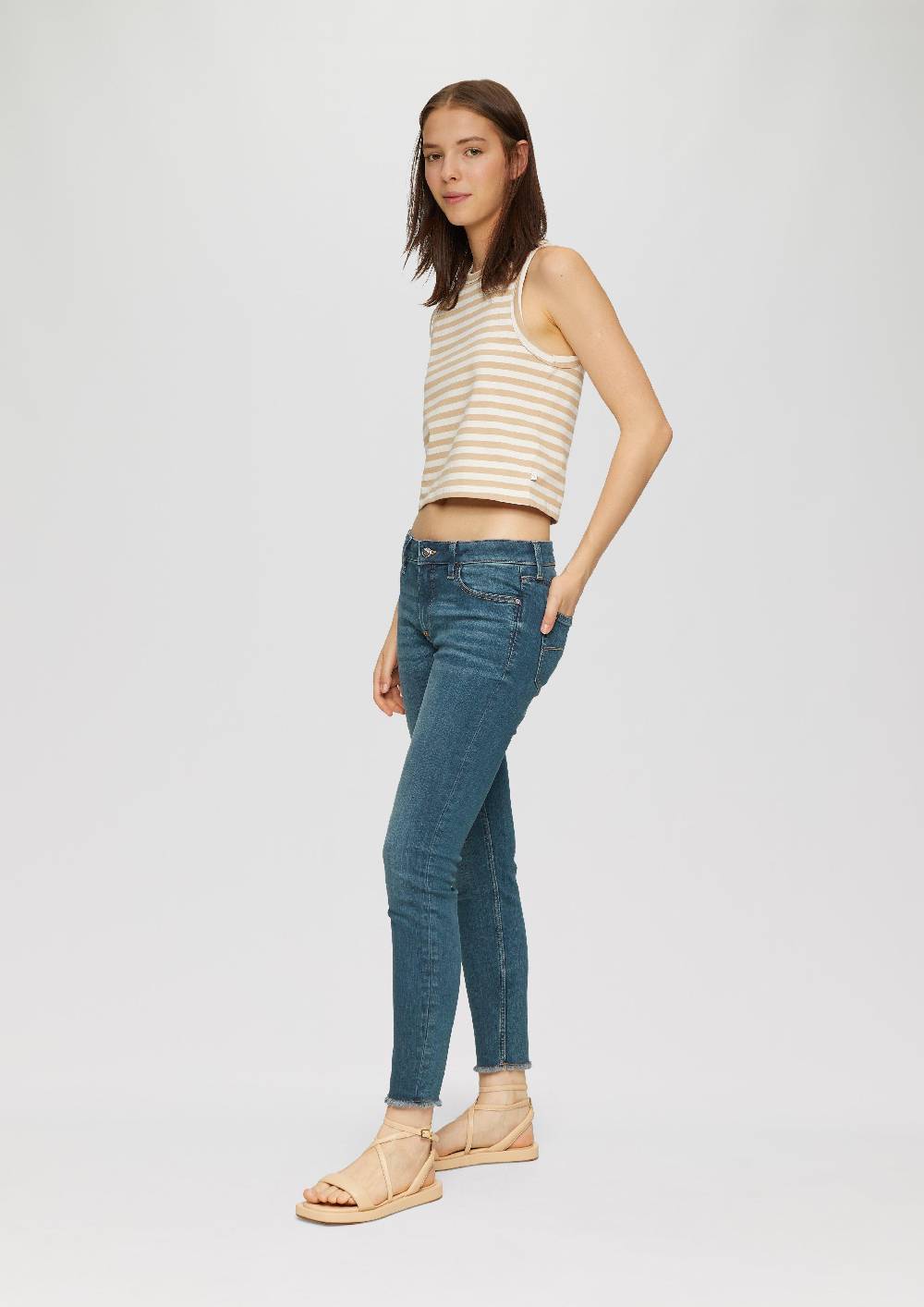 S.Oliver Ankle-Jeans Sadie / Mid Rise / Skinny Leg / Super Stretch Neuheiten