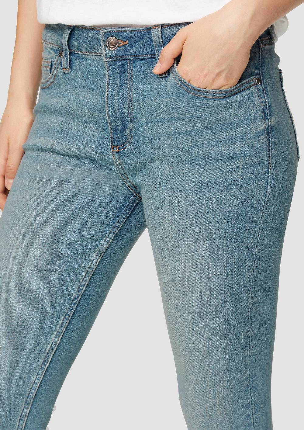 S.Oliver Ankle-Jeans Sadie / Mid Rise / Skinny Leg / Super Stretch Bestseller