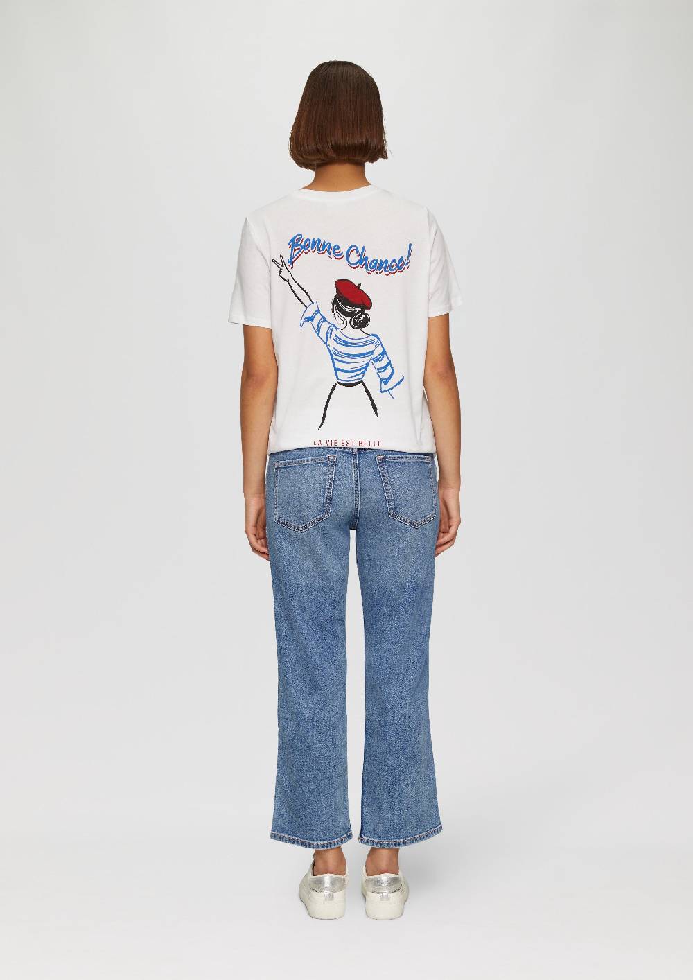 S.Oliver Cropped Jeans Karolin / Regular Fit / Mid Rise / Straight Leg Räumungsverkauf