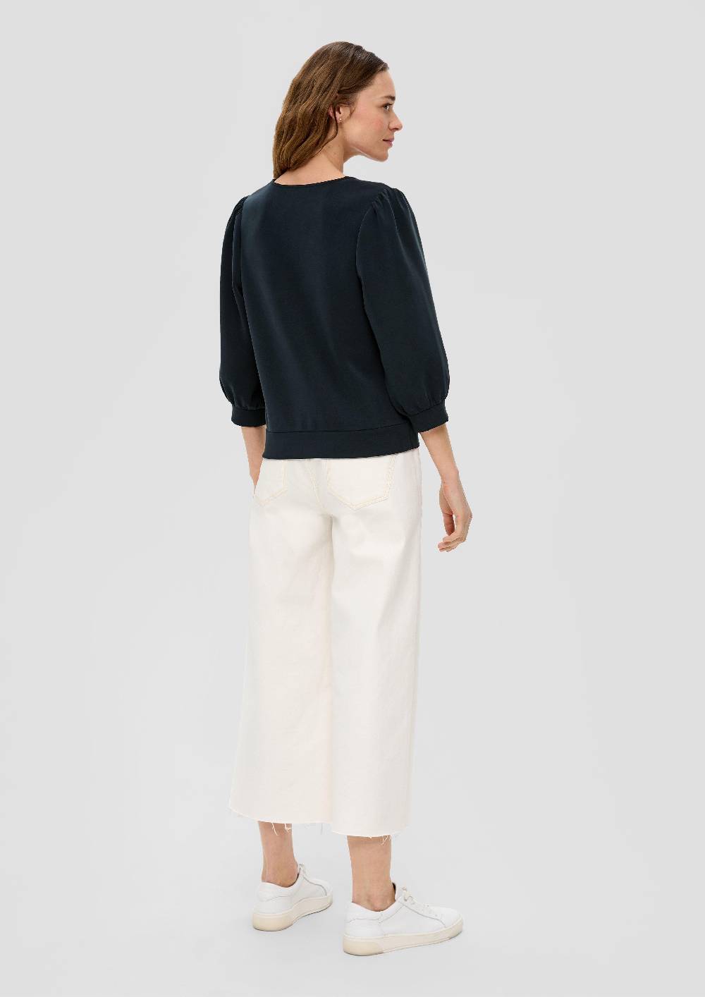 S.Oliver Langarmshirt mit Tunika-Ausschnitt Tägliche Deals