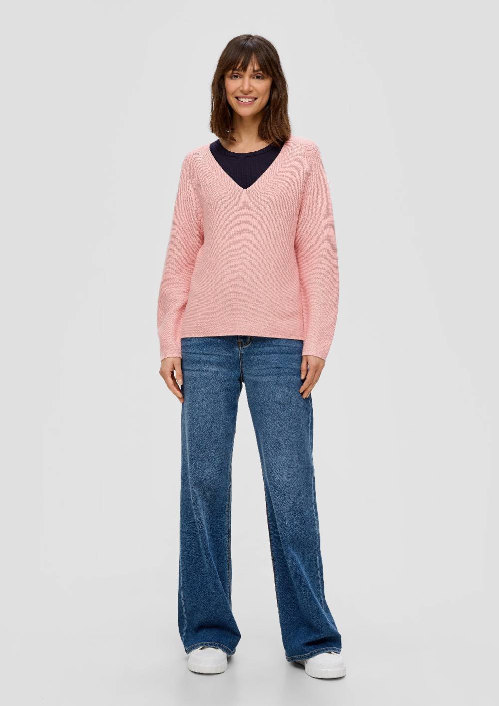 S.Oliver Strickpullover mit V-Ausschnitt Super Sparpreis