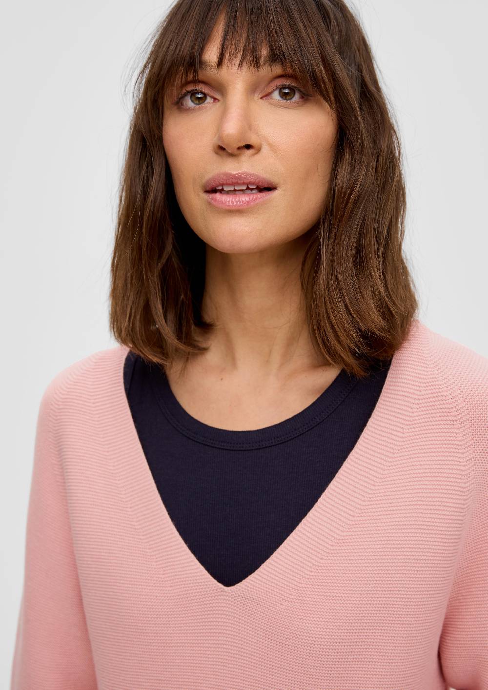 S.Oliver Strickpullover mit V-Ausschnitt Super Sparpreis