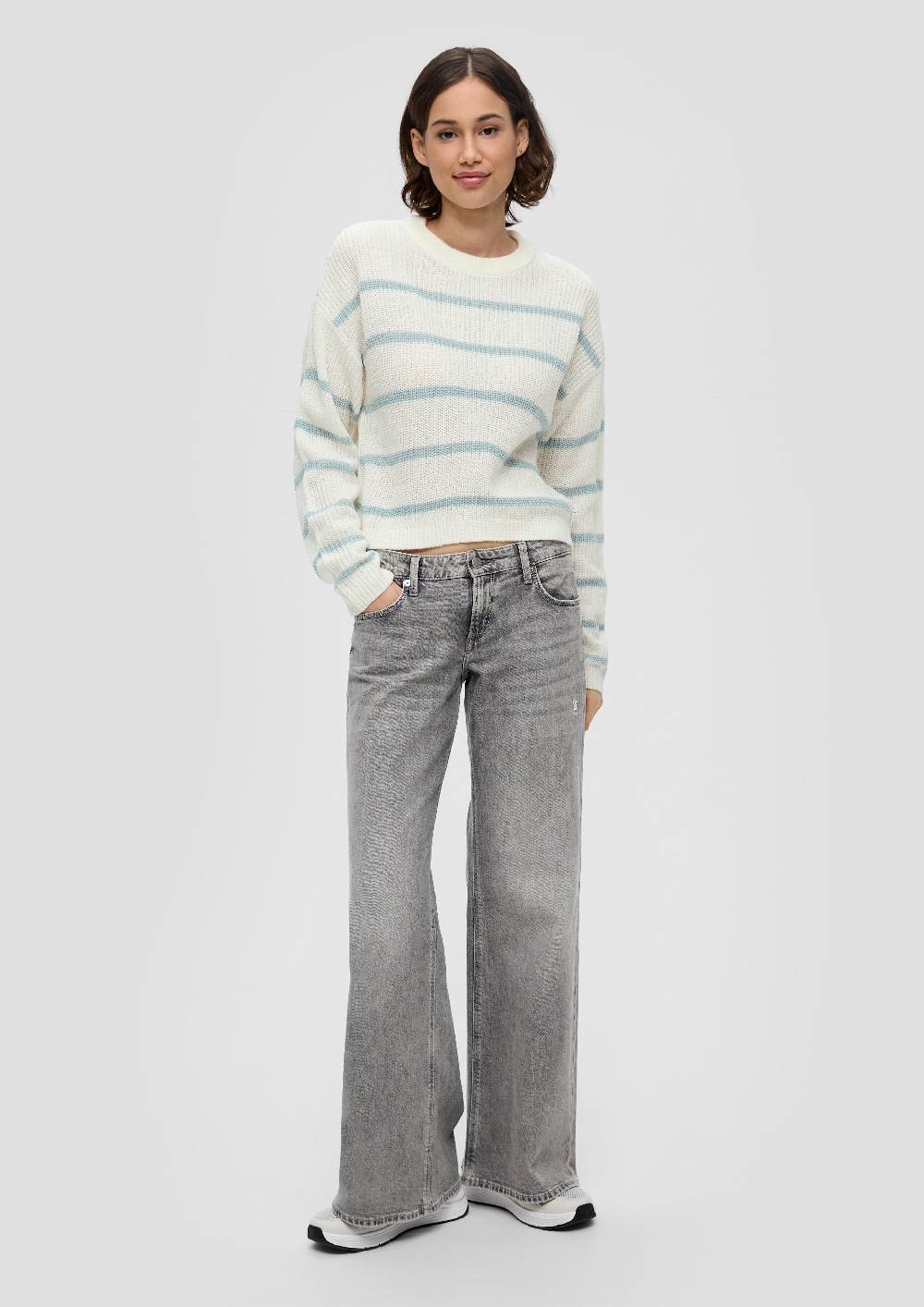S.Oliver Leichter Sommerstrickpullover im Relaxed Fit 50% Rabatt mit kostenlosem Versand