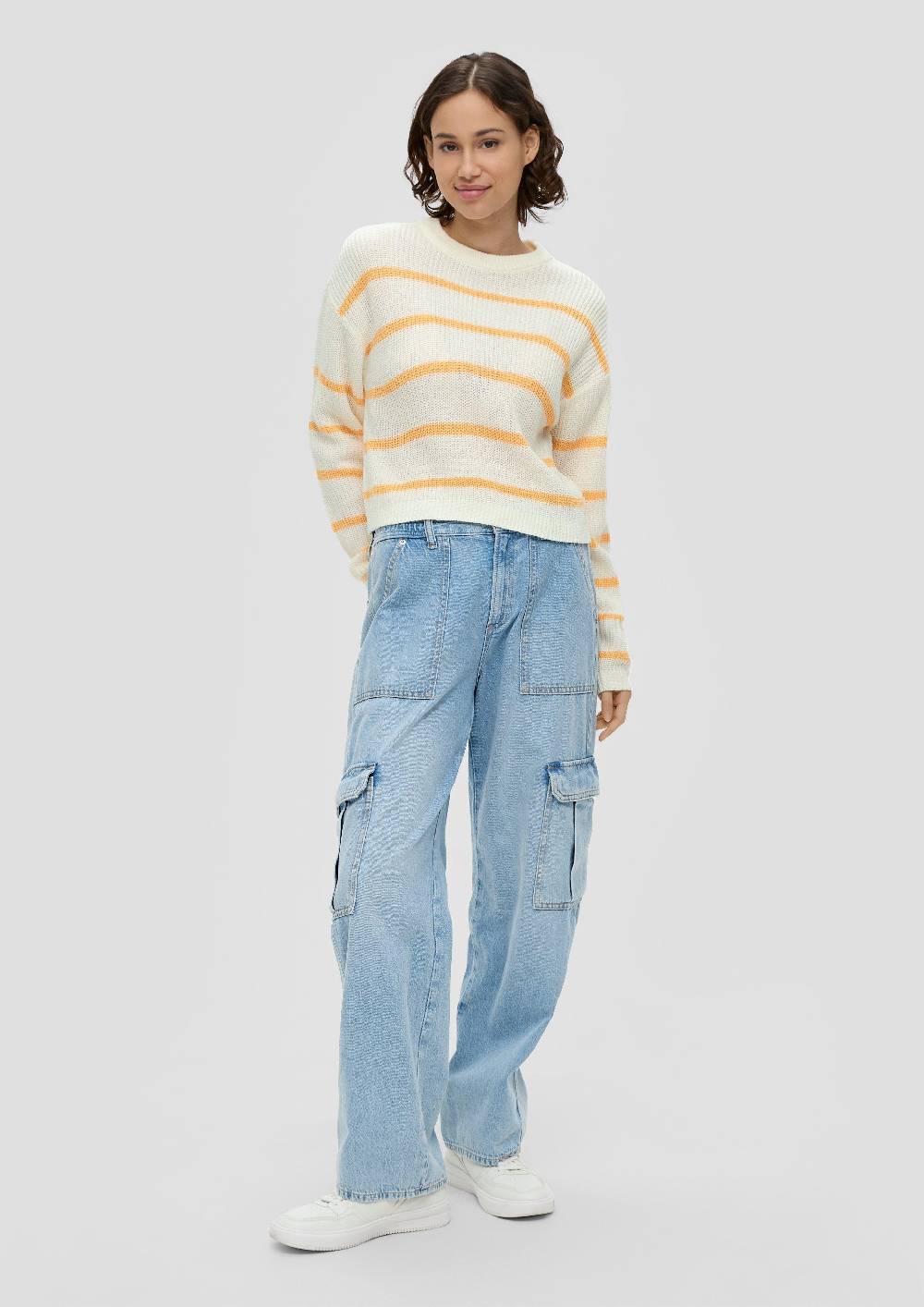 S.Oliver Leichter Sommerstrickpullover im Relaxed Fit Clearance-Verkauf