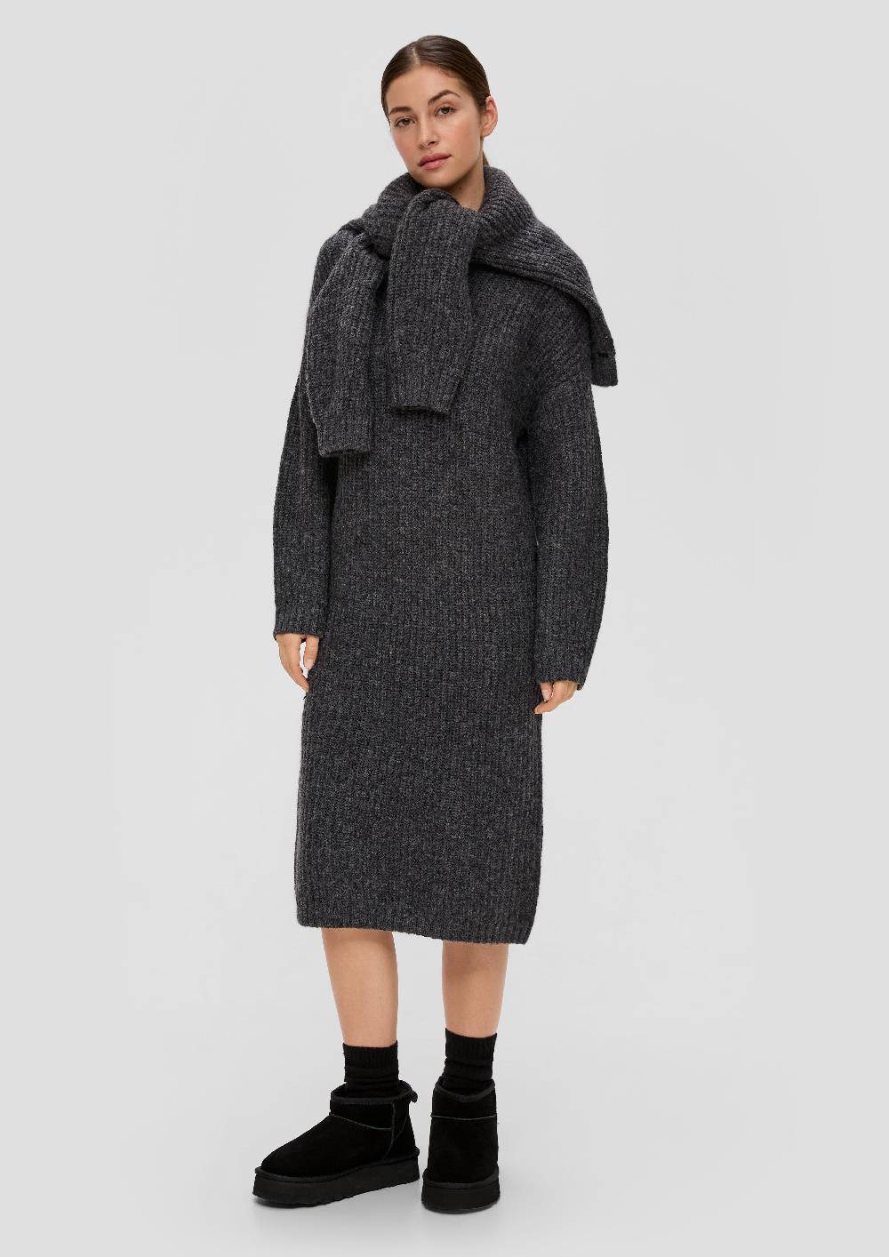 S.Oliver Midi-Kleid aus Strick Black Friday Preise