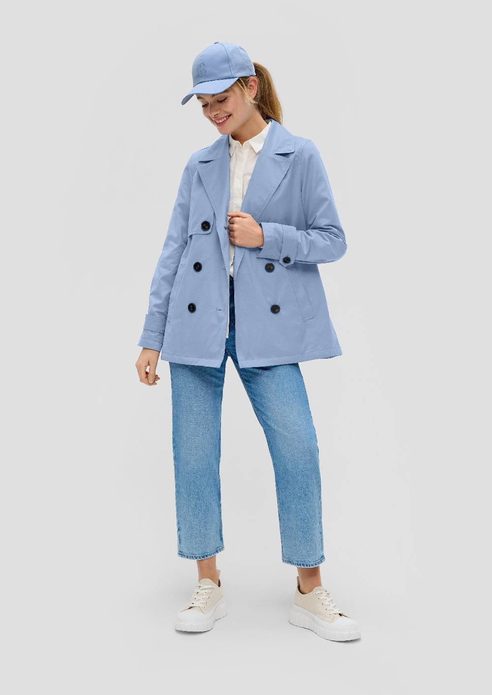 S.Oliver Cabanjacke aus Baumwollmix Im Verkauf