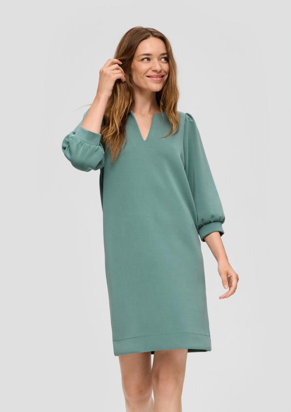 S.Oliver Softshell-Kleid mit V-Ausschnitt Auslauf