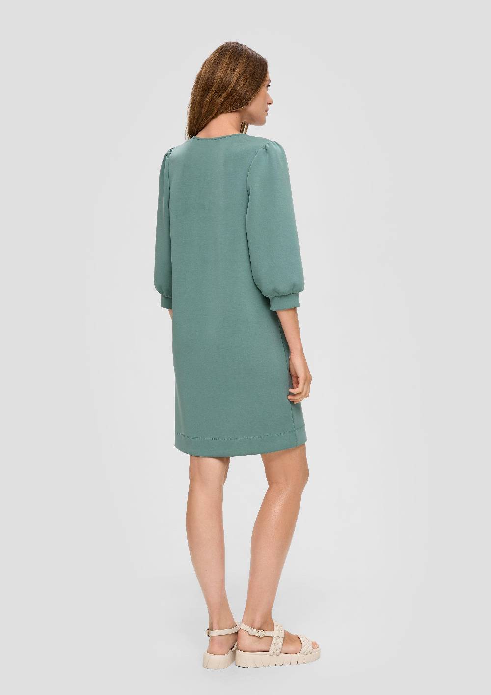 S.Oliver Softshell-Kleid mit V-Ausschnitt Auslauf