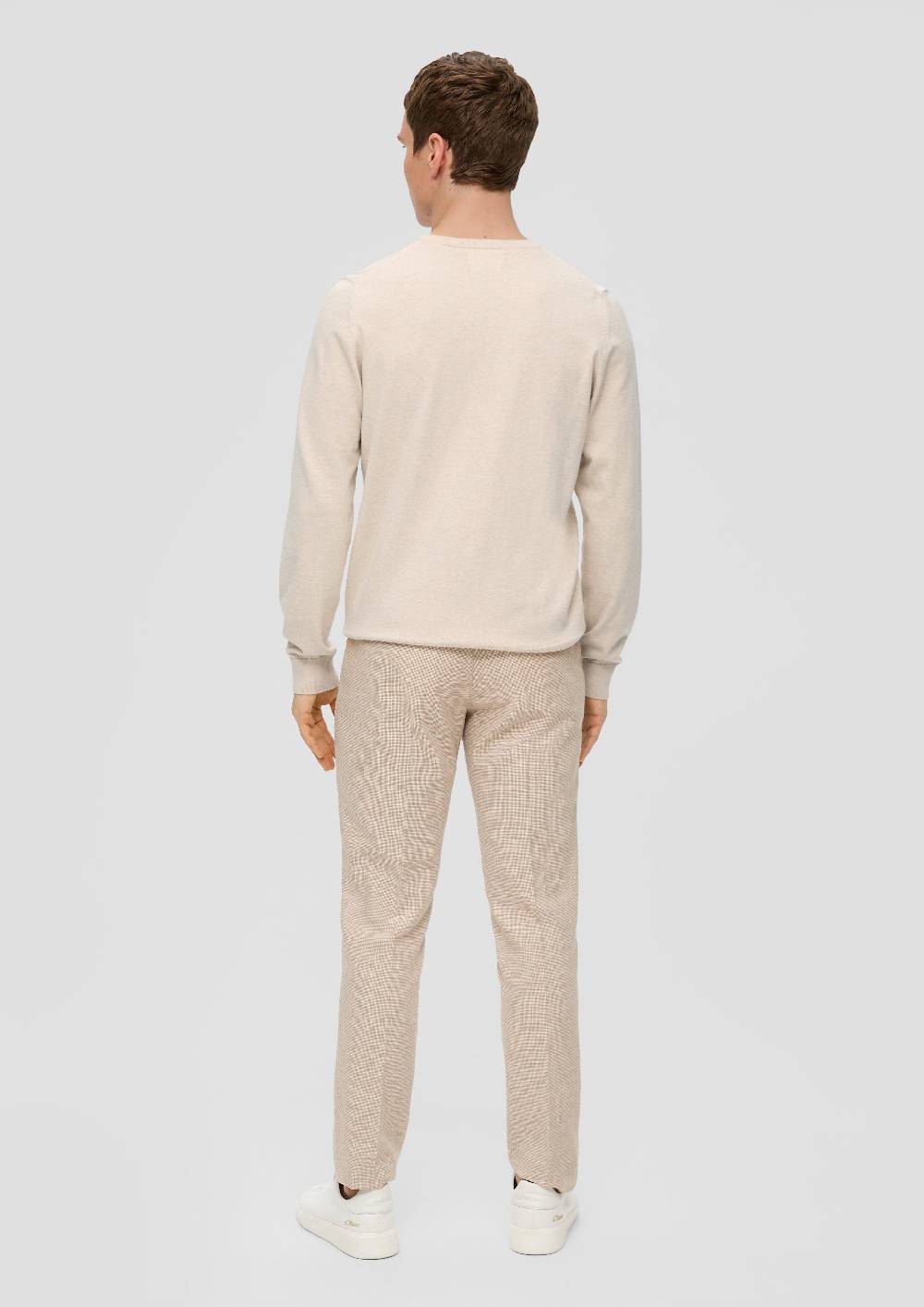 S.Oliver Strickpullover aus Seide mit Crew Neck Angebote