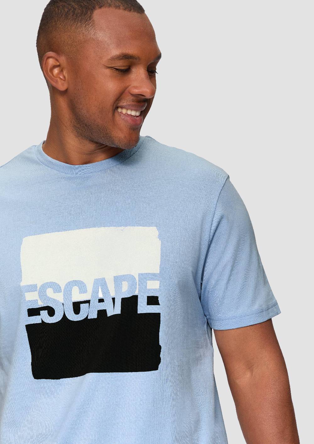 S.Oliver T-Shirt aus Jersey mit Frontprint Fabrikverkauf