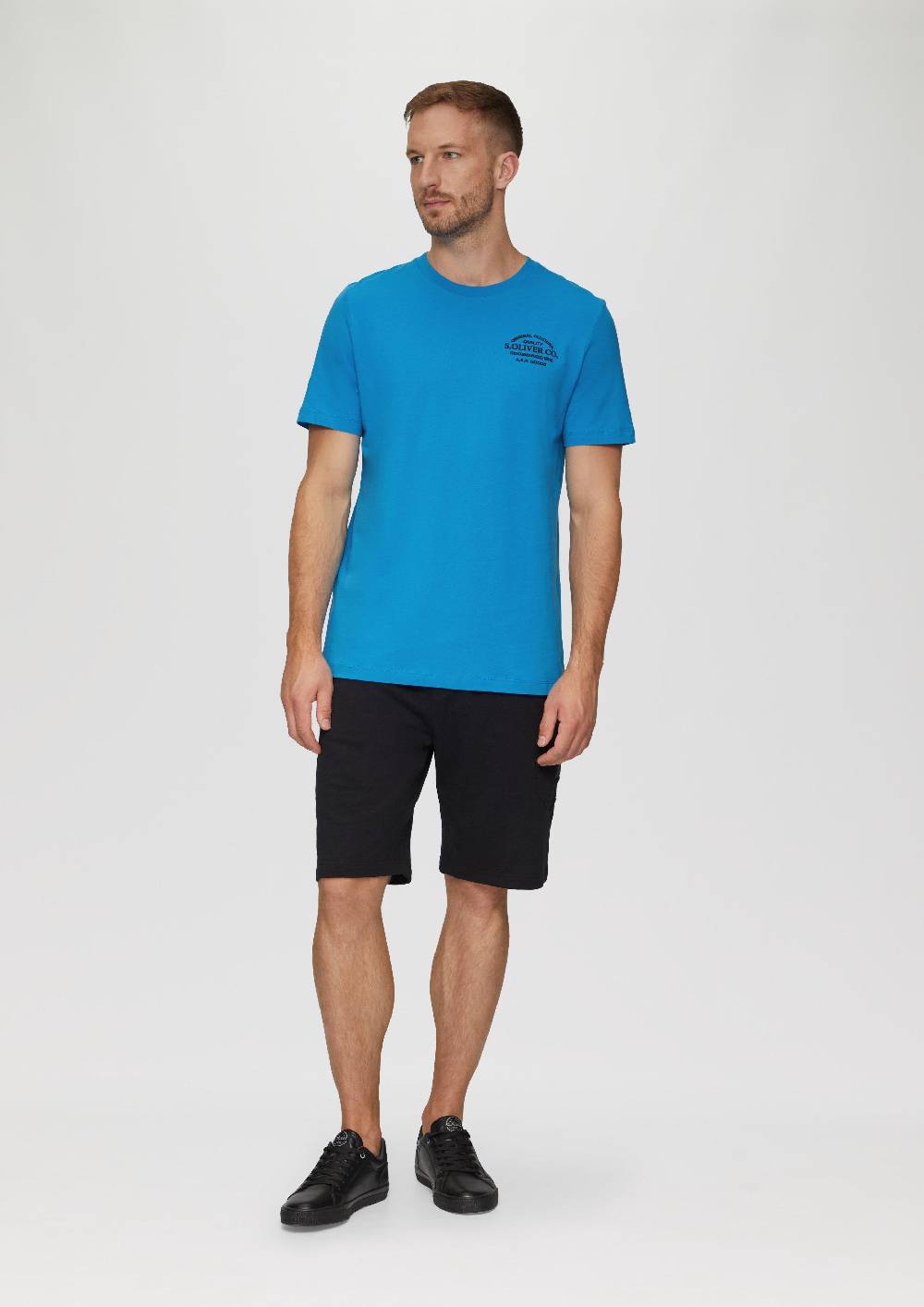 S.Oliver T-Shirt mit Logo-Motiven aus reiner Baumwolle Fabrikpreis