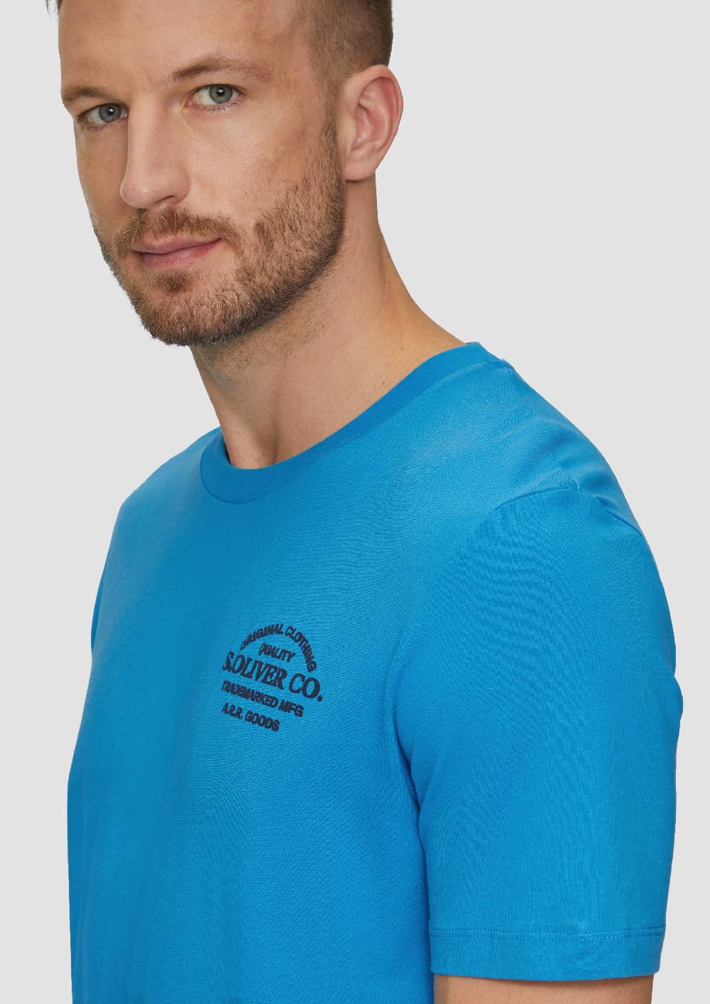 S.Oliver T-Shirt mit Logo-Motiven aus reiner Baumwolle Fabrikpreis