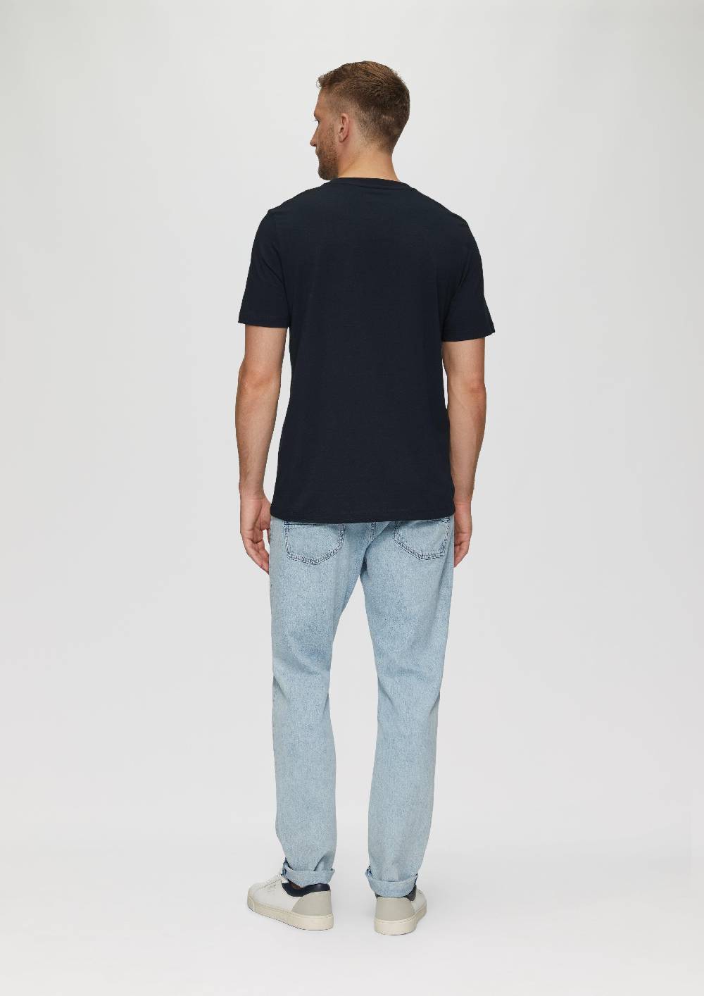 S.Oliver T-Shirt mit Logo-Motiven aus reiner Baumwolle Sonderangebot