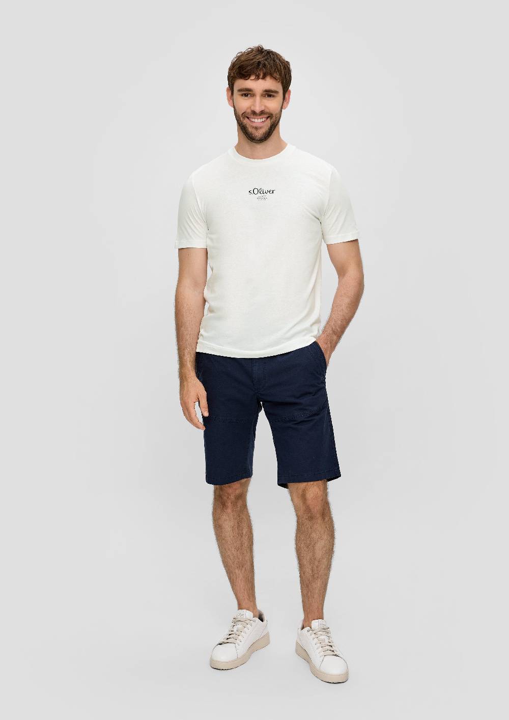 S.Oliver T-Shirt mit Logo-Print Versandkostenfrei