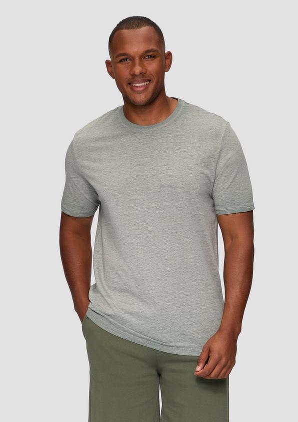 S.Oliver T-Shirt aus Baumwollmix mit Wascheffekt Großer Ausverkauf