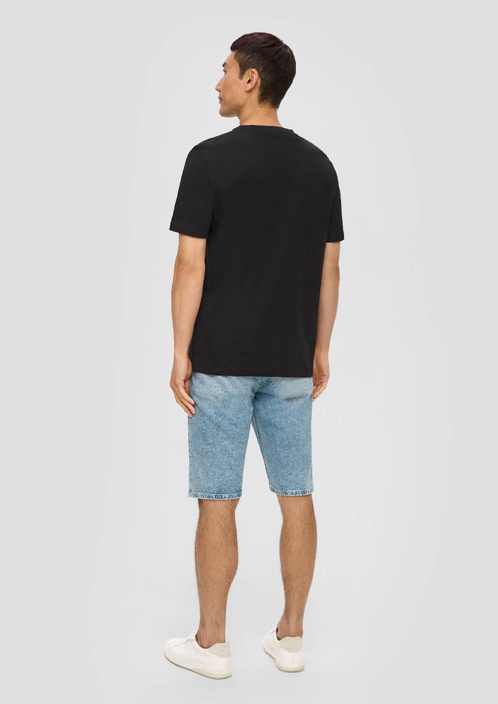 S.Oliver T-Shirt aus Baumwolle mit Label-Print Black Friday