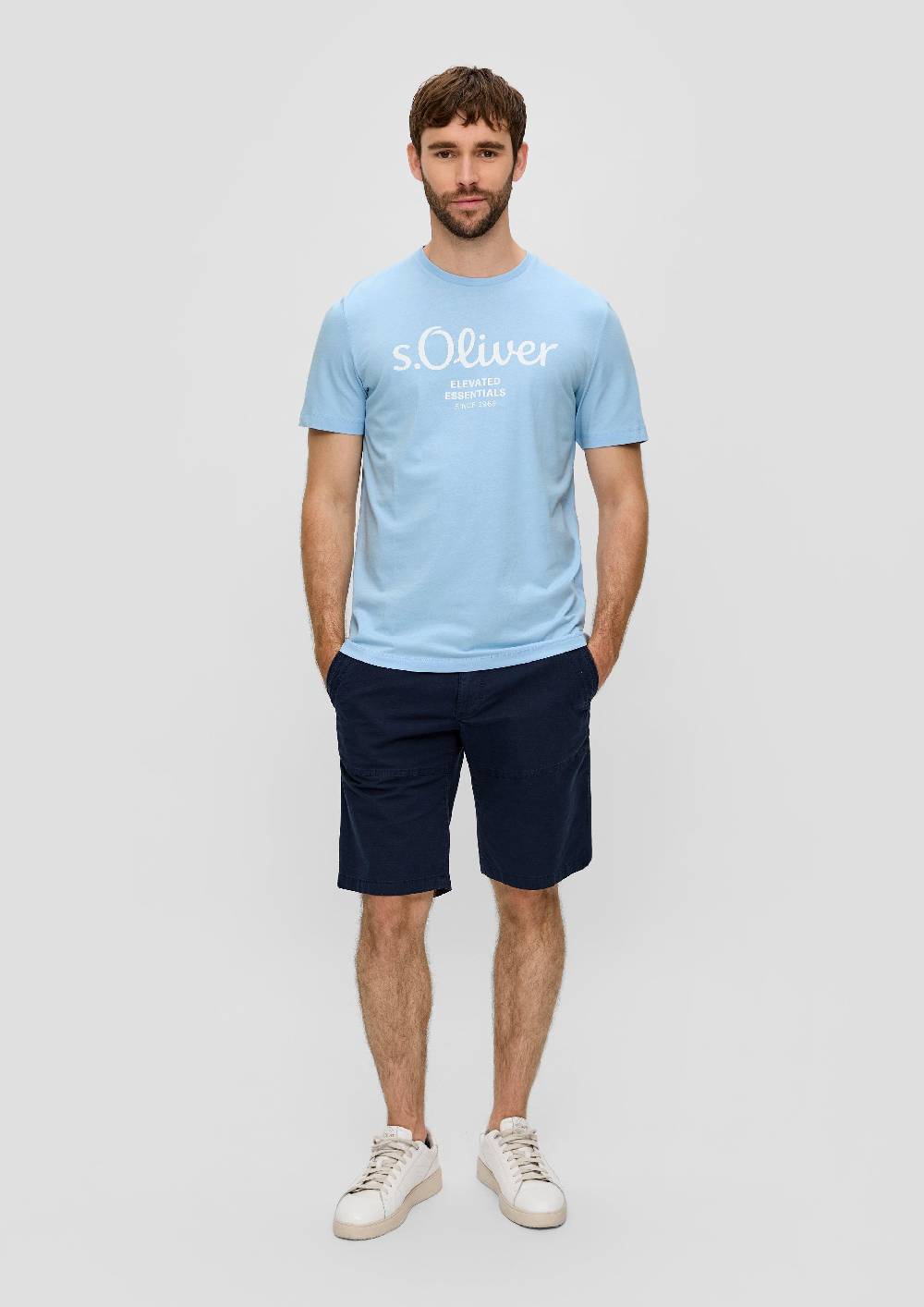 S.Oliver T-Shirt aus Baumwolle mit Label-Print Cyber Monday