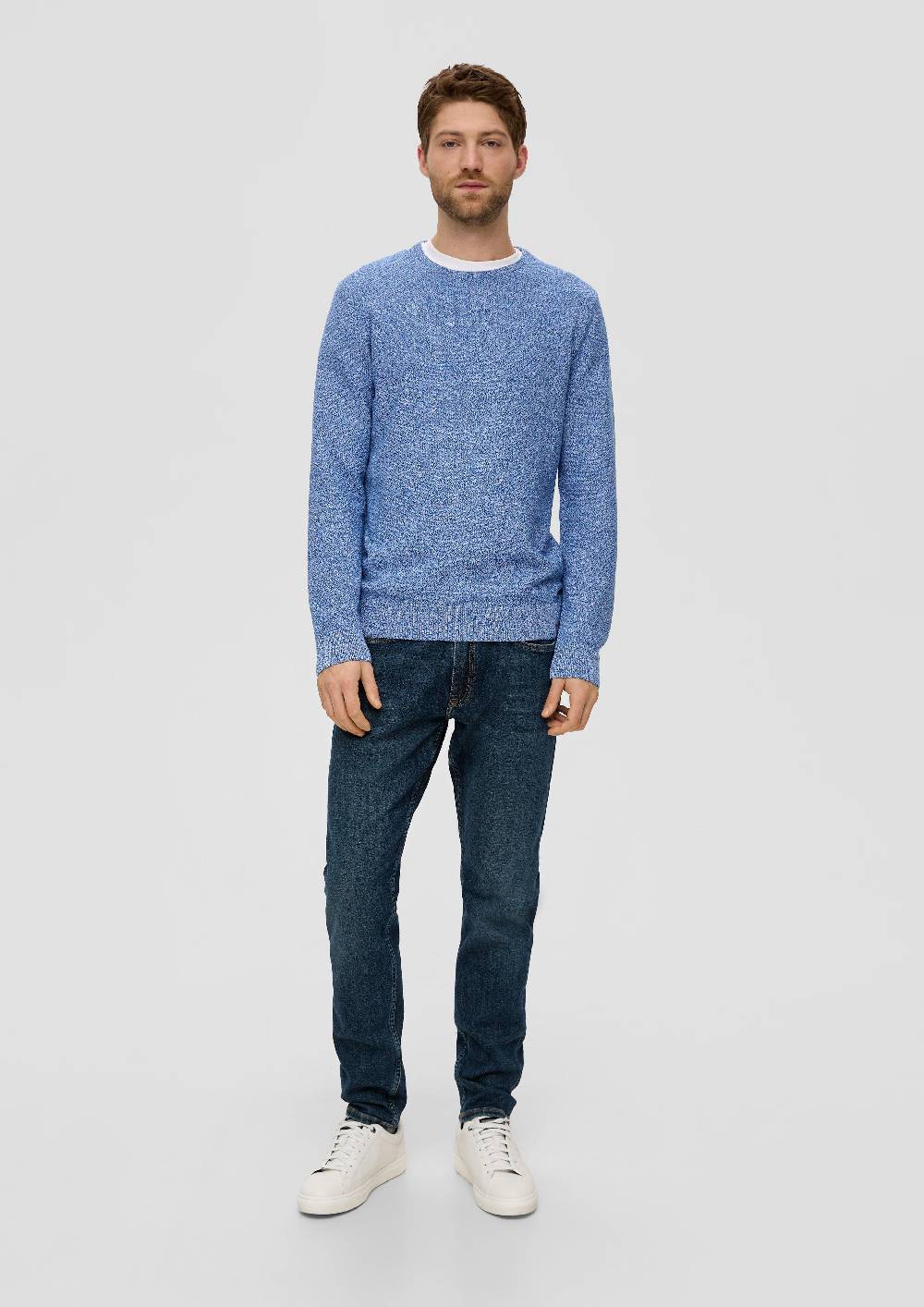 S.Oliver Feinstrickpullover mit Crew Neck Osterangebot