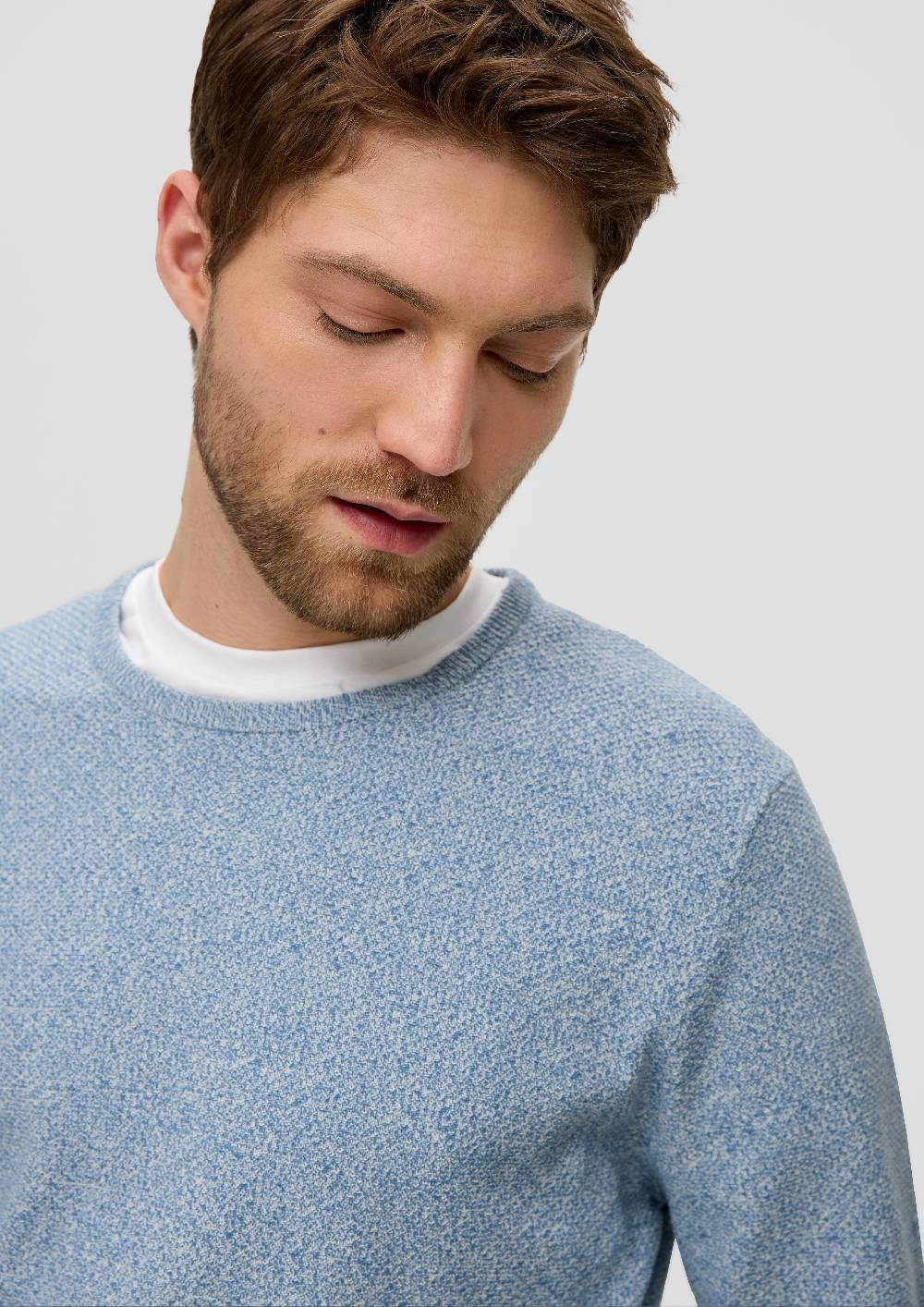 S.Oliver Feinstrickpullover mit Crew Neck Muttertagsangebot