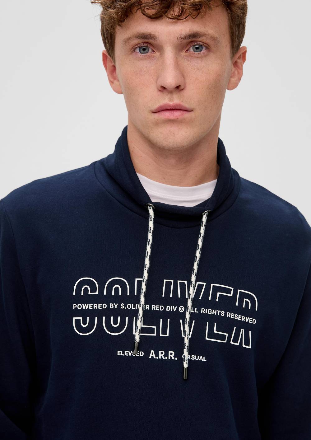S.Oliver Sweatshirt mit Logo-Print Valentinstagsangebot