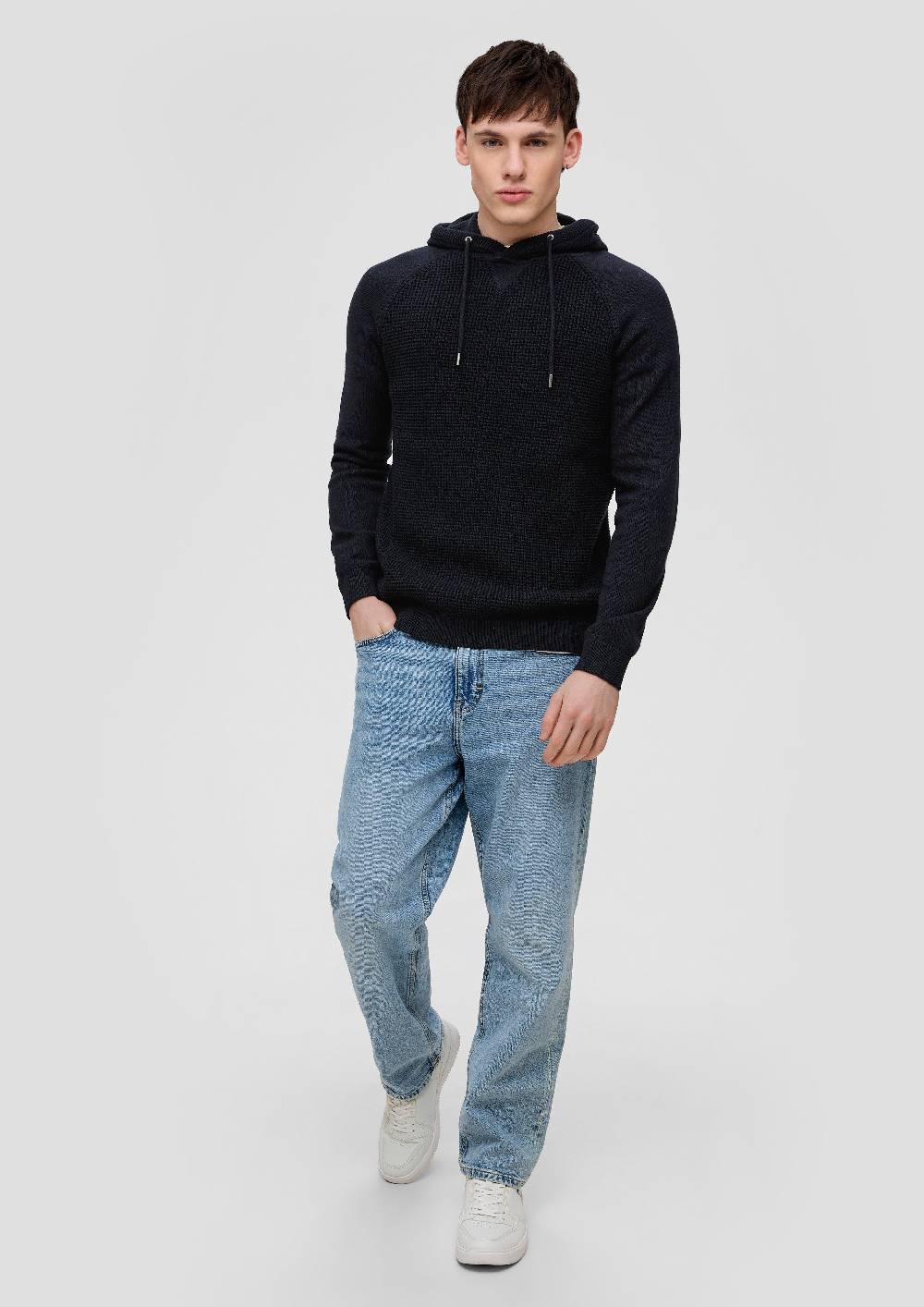 S.Oliver Strickpullover mit Kapuze Lagerräumung