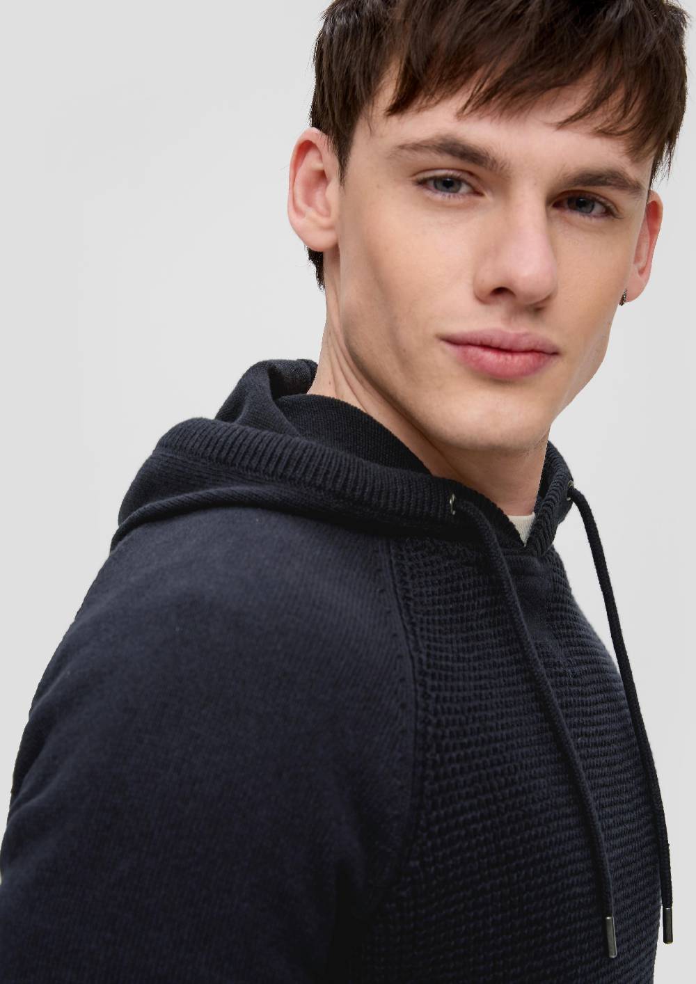 S.Oliver Strickpullover mit Kapuze Lagerräumung