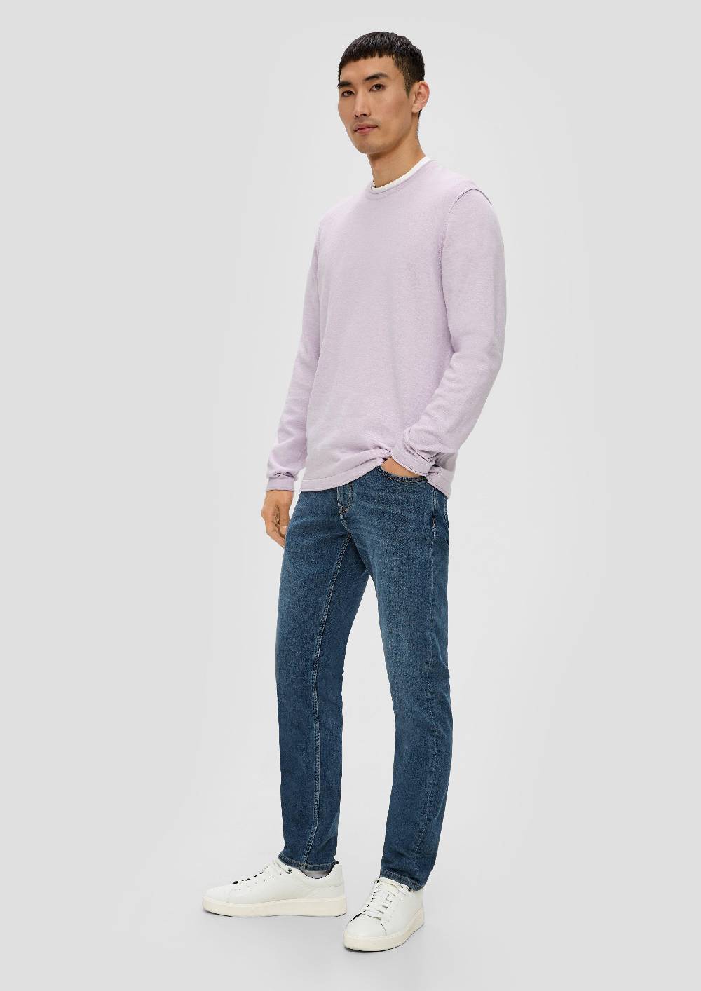 S.Oliver Strickpullover mit Rollkante Räumungsverkauf