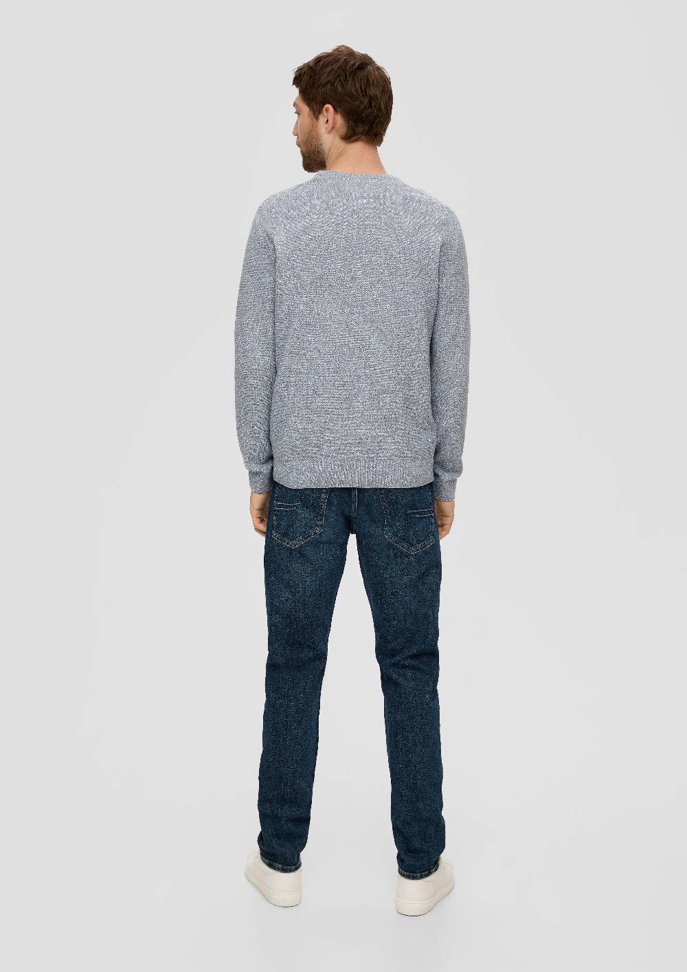 S.Oliver Feinstrickpullover mit Crew Neck Tägliche Deals