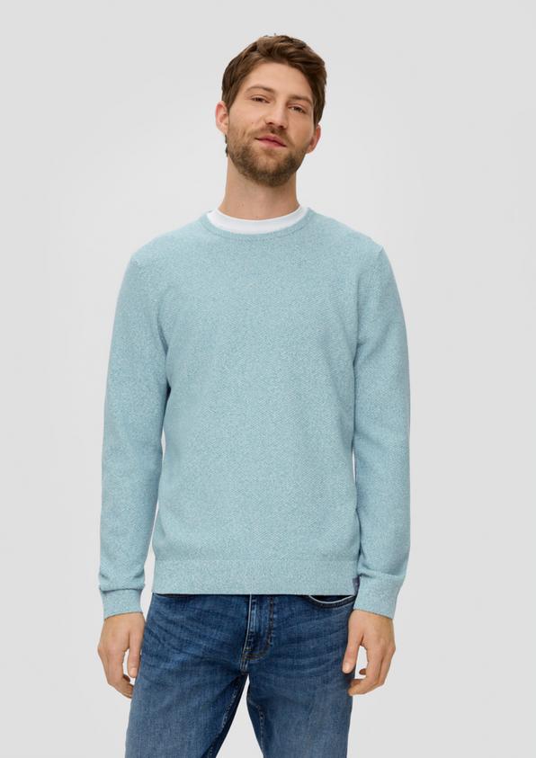 S.Oliver Feinstrickpullover mit Crew Neck Sonderangebote