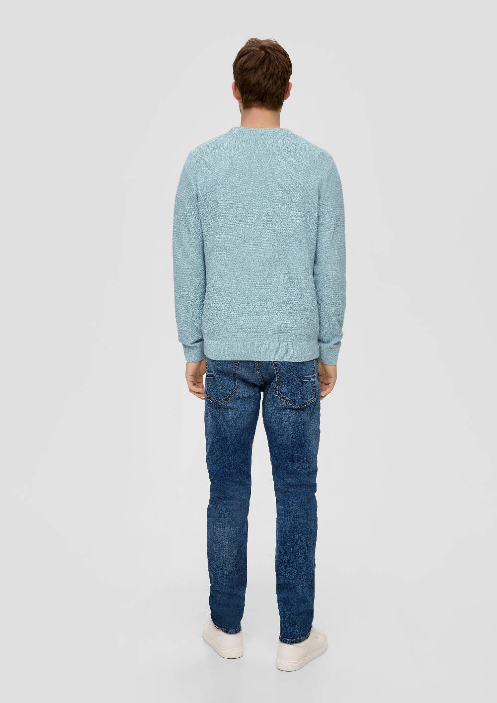 S.Oliver Feinstrickpullover mit Crew Neck Sonderangebote