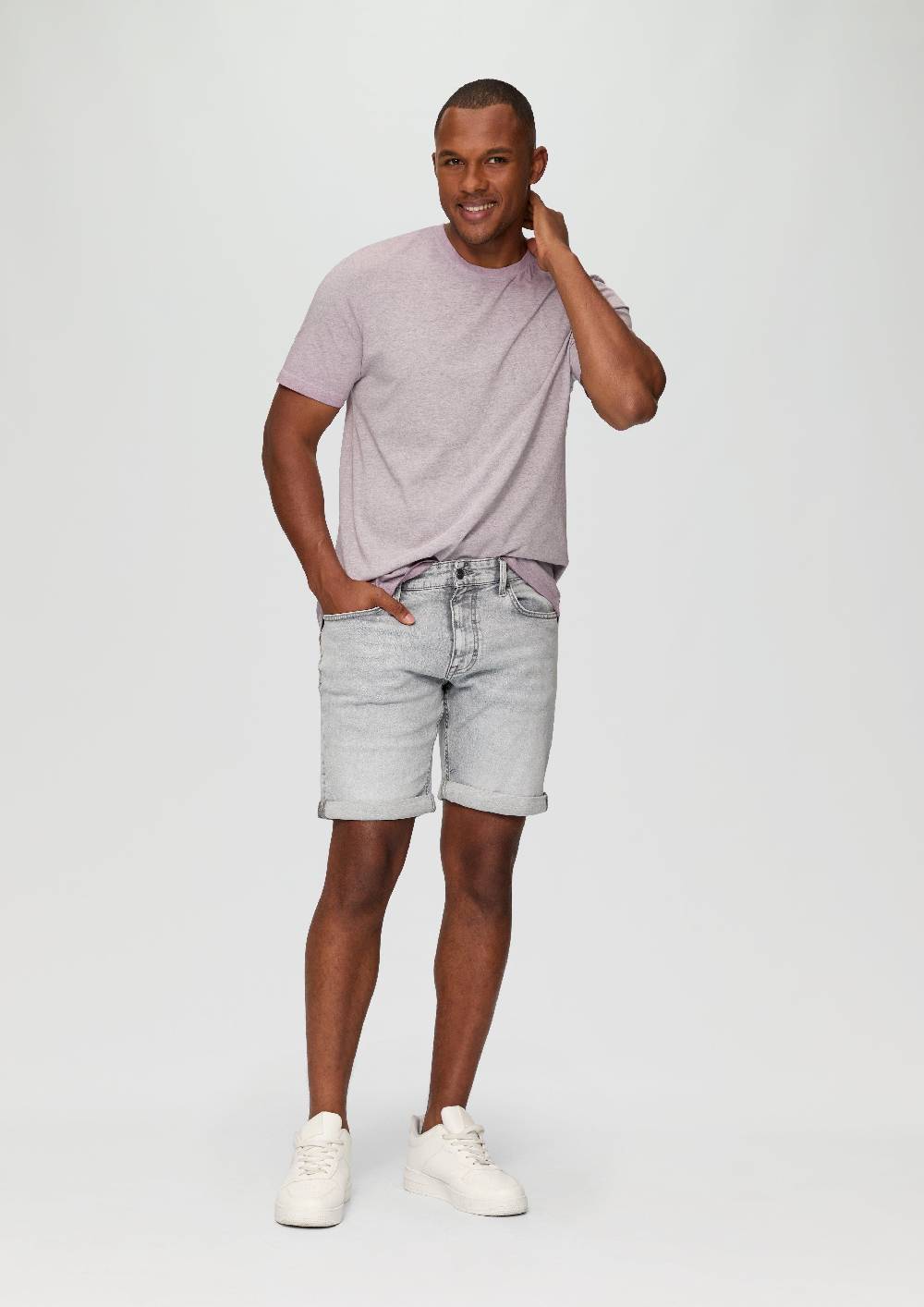 S.Oliver T-Shirt aus Baumwollmix mit Wascheffekt Kostenlose Rückgabe