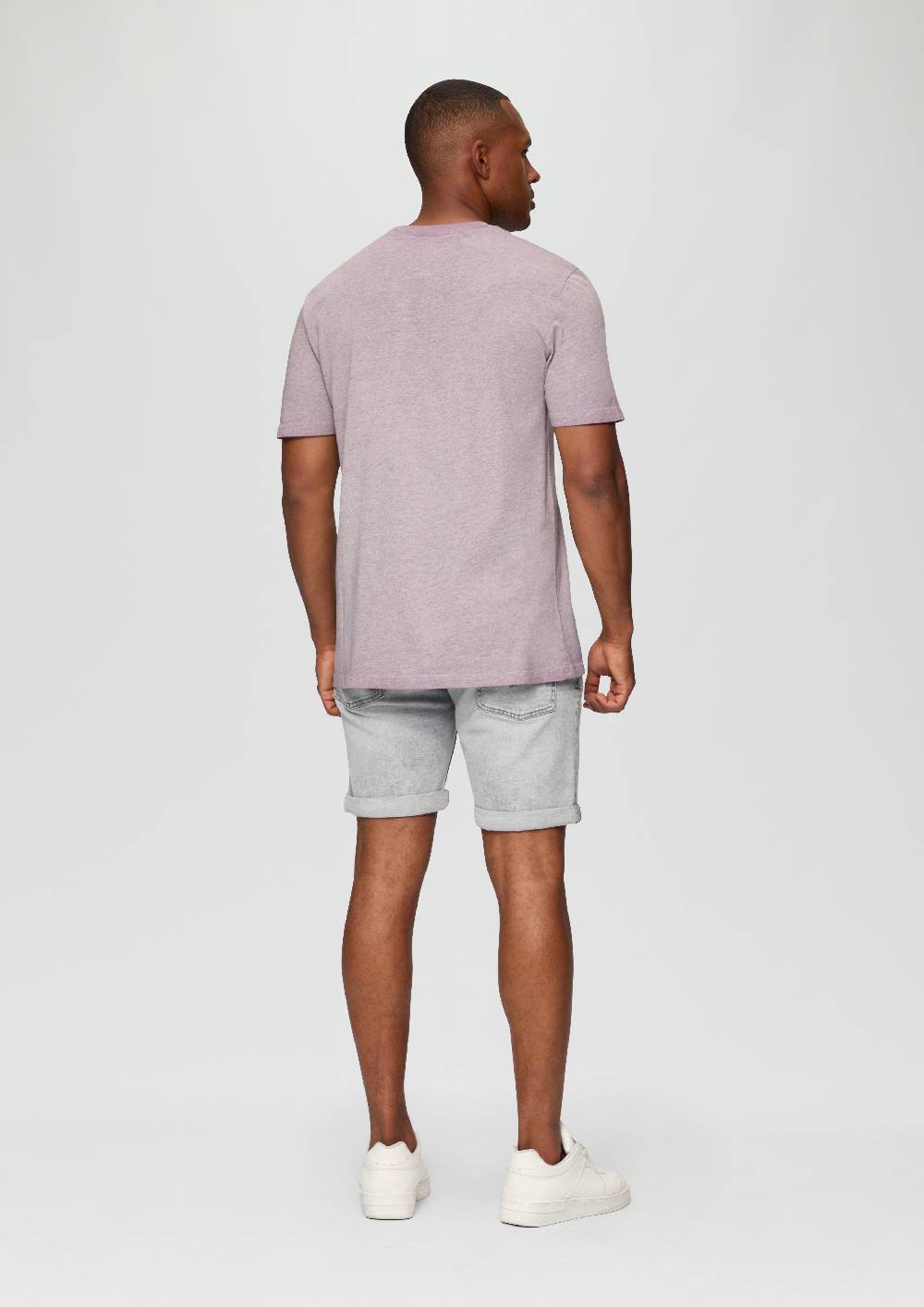 S.Oliver T-Shirt aus Baumwollmix mit Wascheffekt Kostenlose Rückgabe