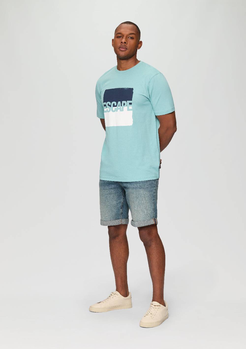 S.Oliver Jeans-Bermuda John / Regular Fit / Mid Rise / im Used-Look Begrenzte Freigabe