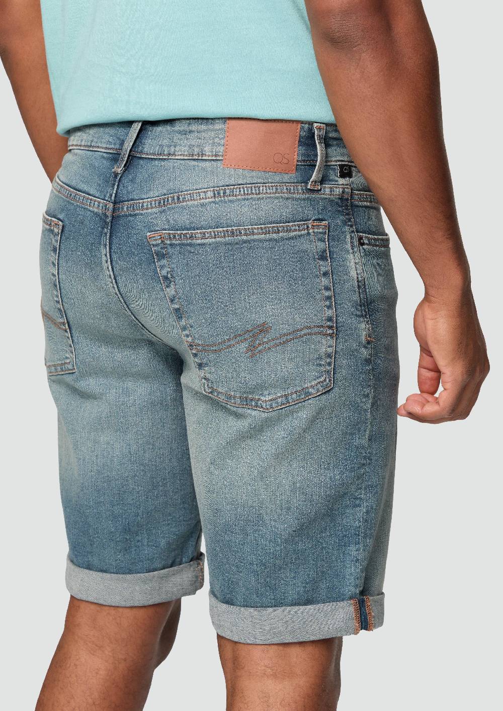 S.Oliver Jeans-Bermuda John / Regular Fit / Mid Rise / im Used-Look Begrenzte Freigabe