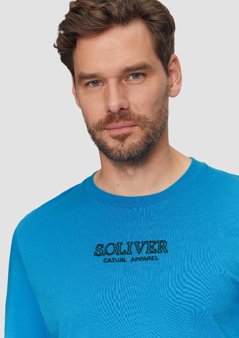 S.Oliver T-Shirt mit Logo-Motiven aus reiner Baumwolle Bis zu 50% Rabatt