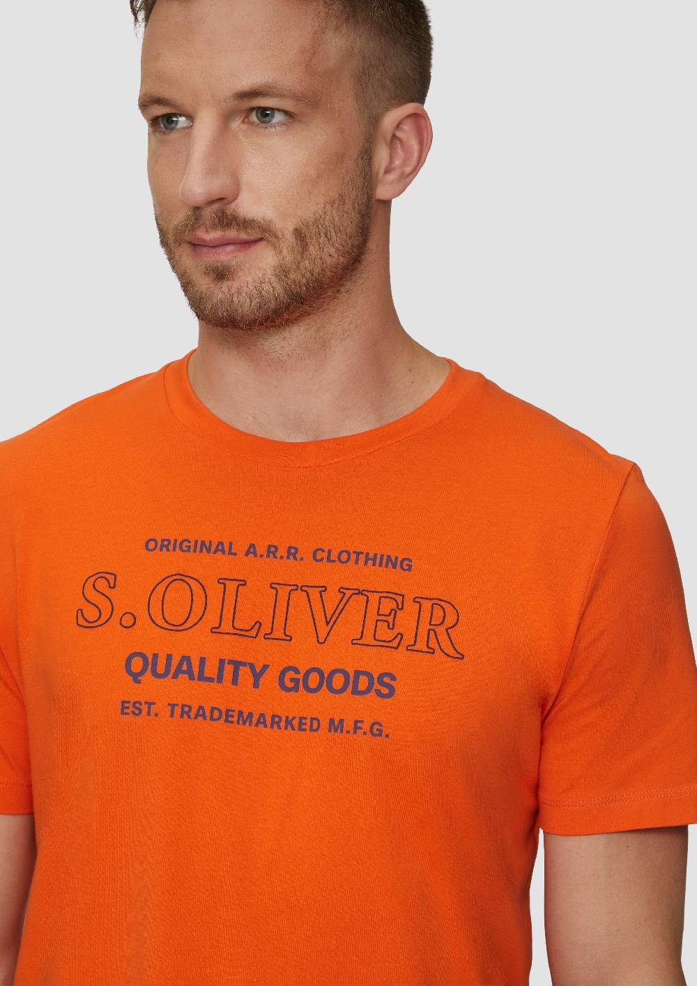 S.Oliver T-Shirt mit Logo-Motiven aus reiner Baumwolle Bis zu 60% Rabatt