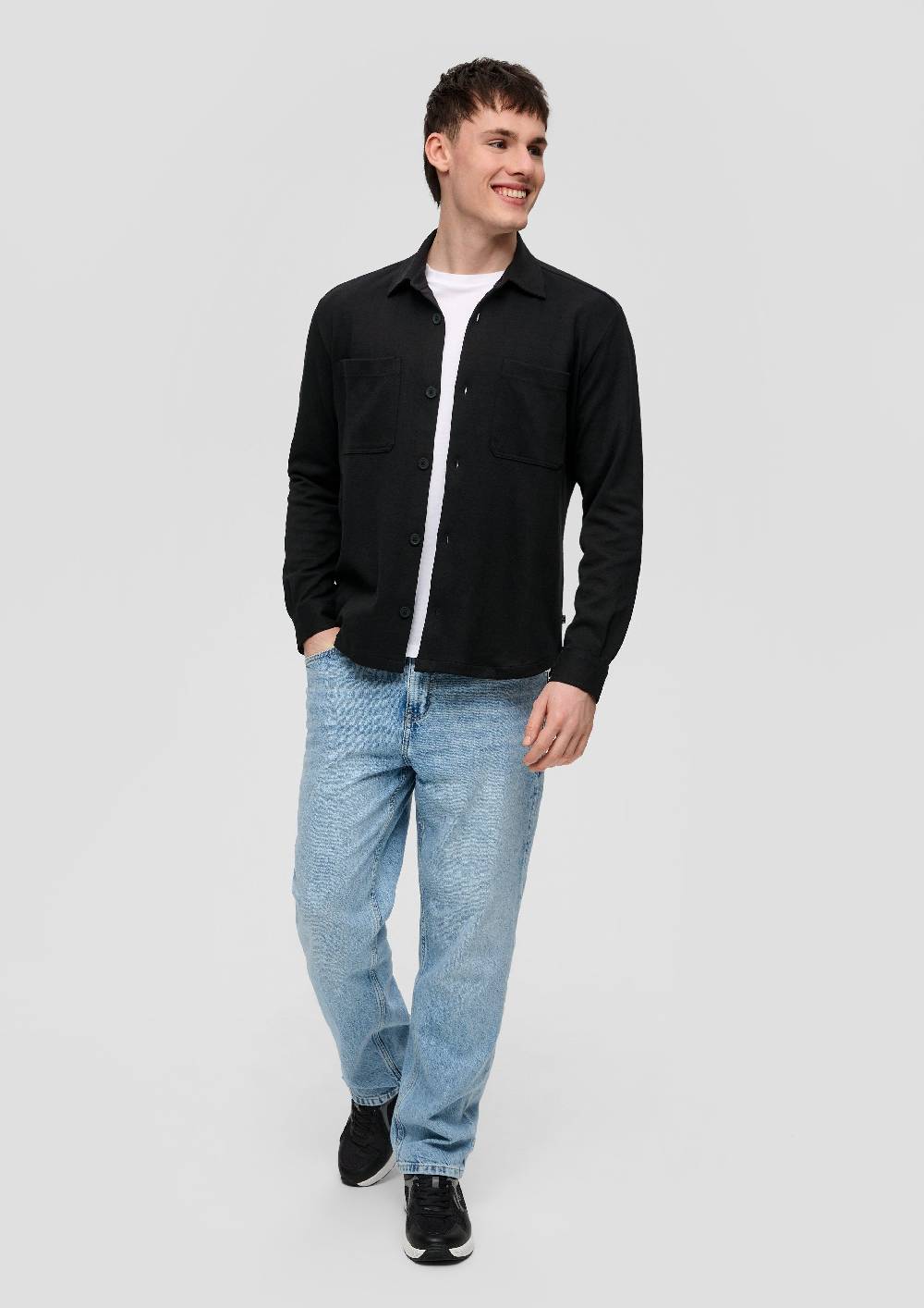 S.Oliver Hemd aus Interlockjersey Sonderangebot der Fabrik