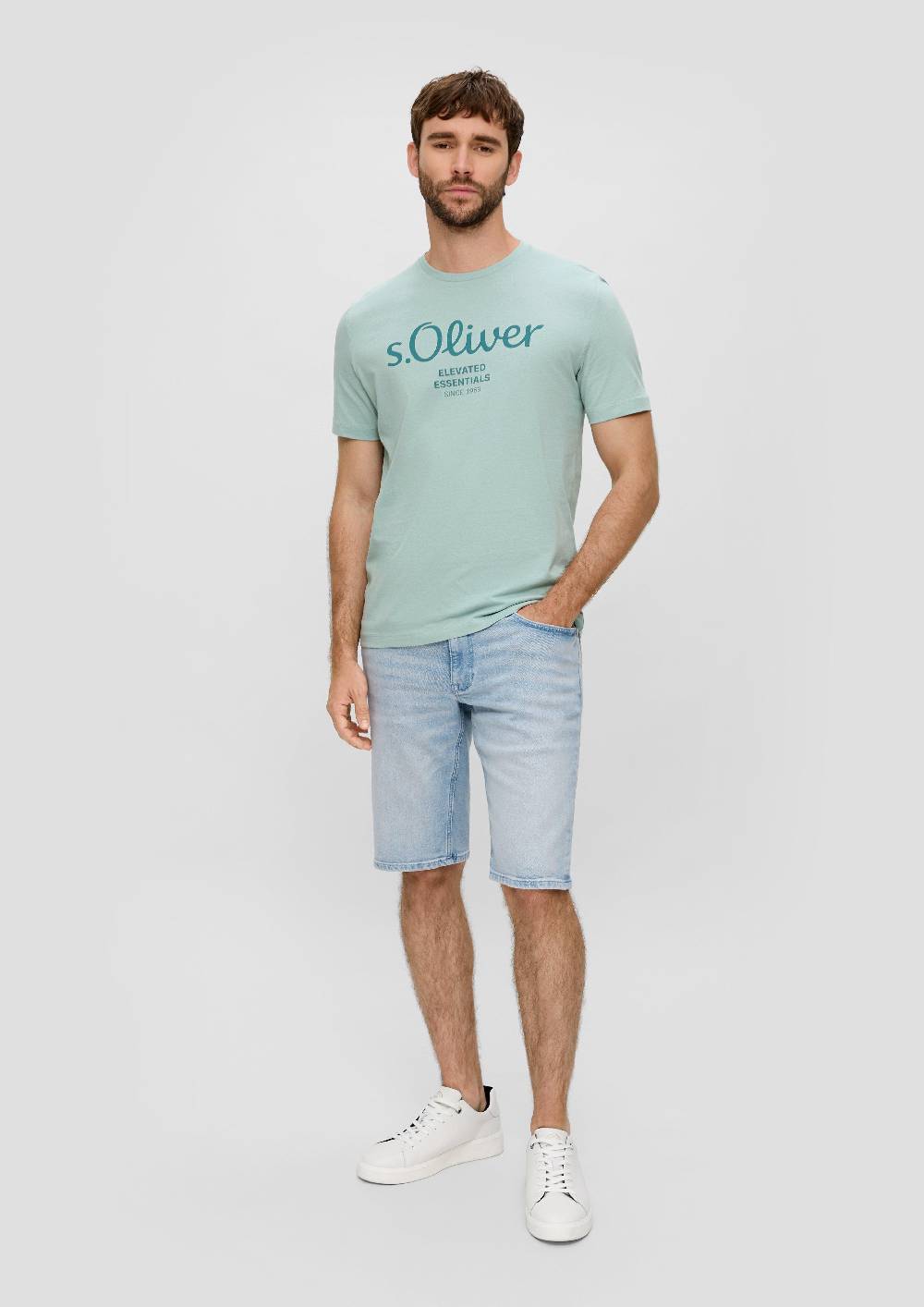S.Oliver T-Shirt aus Baumwolle mit Label-Print Bis zu 55% Rabatt